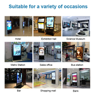 WEIER prix d'usine intérieur interactif AD Kiosque LCD publicité équipement de lecture signalisation numérique pour magasin de détail utiliser SDK