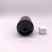 Bouteille en plastique PET, 250/500cc, marron, pour médicaments, vitamines liquide, avec capuchon résistant pour enfant