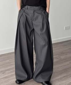 <span class=keywords><strong>Pantalones</strong></span> <span class=keywords><strong>de</strong></span> <span class=keywords><strong>vestir</strong></span> plisados anchos grises personalizados <span class=keywords><strong>para</strong></span> <span class=keywords><strong>hombre</strong></span>, <span class=keywords><strong>pantalones</strong></span> plisados sueltos <span class=keywords><strong>de</strong></span> primera calidad, proveedor <span class=keywords><strong>de</strong></span> <span class=keywords><strong>pantalones</strong></span> <span class=keywords><strong>de</strong></span> pierna ancha - Product Image 2