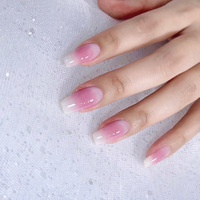 Nouvel arrivage Faux ongles de haute qualité Carré court Réutilisable Press on Private Label Artificiel
