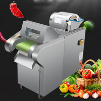 Stabiele roestvrijstalen groentesnijder Efficiënte commerciële groente- en fruitsnijmachine