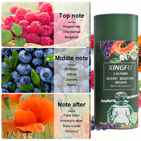 XINGFU Butiran Pewangi Pakaian Ramah Lingkungan Sekali Pakai Aroma Buah Campuran dan Bunga Tahan Lama 220g untuk Pakaian dan Kain