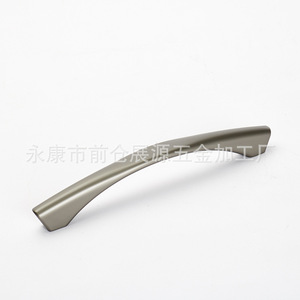 Manija de Puerta de Aleación de Zinc, Diseño Moderno en Negro Mate, Accesorio para Cajones, Revestimiento Superficial Duradero - Product Image 3