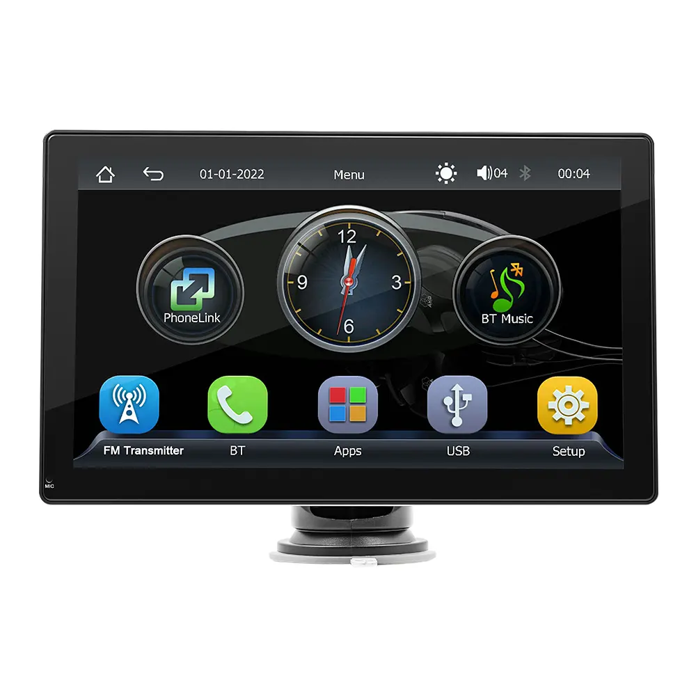 X5305 Carplay écran 9 pouces affichage lecteur DVD de voiture intelligent pour lien sans fil universel carplay android auto moniteur de voiture