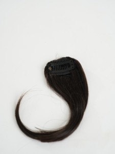 Extensions de cheveux synthétiques 3D Air Bangs à clipser, fabriquées en Corée, postiche synthétique transparent effet frange - Product Image 3