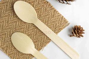 Cuchara de Madera Desechable de 160 mm, Biodegradable y Ecológica, para Catering, Comida para Llevar, Proveedor al por Mayor - Product Image 3