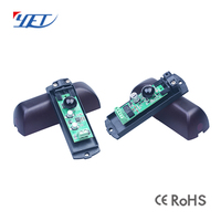 Capteurs de mouvement à cellule photoélectrique de sécurité pour portes AC/DC 12V 24V, capteur infrarouge à faisceau unique rotatif à 180 degrés pour portes de garage et portes automatiques