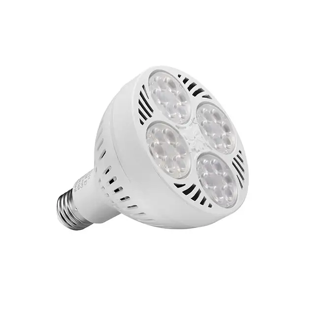 Aluminum Housing White Shell Led Par Light 240v Pure White Par30 Led Lamp 35w
