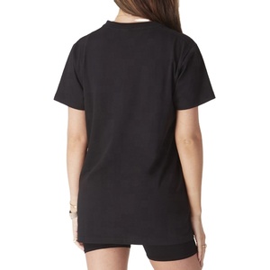 เสื้อยืดฮิปฮอปสไตล์สตรีทของผู้หญิง,เสื้อยืดขนาดใหญ่มีโลโก้ส่วนตัว - Product Image 4