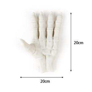 Fête d'Halloween Effrayant Monstre Squelette Os Griffe Main Faucheuse Gants Fête Habiller Props Doux TPR Décompression Jouets Partyware - Product Image 3