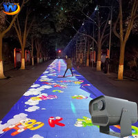 Système de projection interactive au sol pour éclairage extérieur de sites nocturnes en gros – Jeu de projecteur de sol interactif