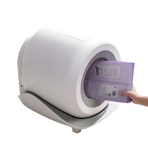 กระบะทรายแมวอัจฉริยะทรงกลม ABS ทำความสะอาดอัตโนมัติ ควบคุมผ่านแอปพลิเคชัน สำหรับแมว - Product Image 4