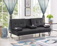 Odern-muebles de imitación de cuero convertible, sofás de doble futón turcos auténticos, plegables