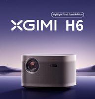 Projecteur intelligent XGIMI H6 4K avec haut-parleurs intégrés pour mode audio gaming, ports Android WiFi/USB