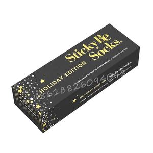 Boîtes cadeaux noires en forme de logo de marque de client Crown Win, avec fermeture, processus d'impression à chaud dorée - Product Image 4