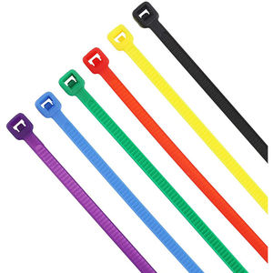 מלאי שחור ולבן pa66 עצמית נעילה עצמית כבל ניילון עניבות zip - Product Image 3