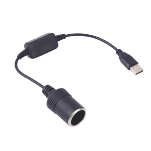 USB to <b>cigarette</b> <b>lighter</b> <b>12V</b> power bank connected to dash cam electronic dog USB to <b>cigarette</b> <b>lighter</b> female <b>socket</b> - Product Image 5