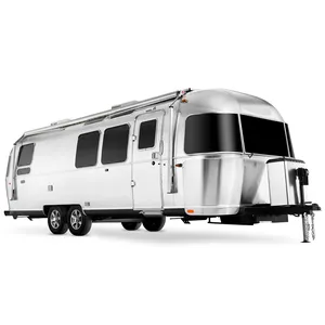 Mingtai Airstream RV Trailer Fashion Mobile Camper para camión para acampar al aire libre y venta de viajes