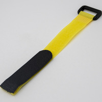 Sangle de fixation réglable à boucle auto-agrippante réutilisable pour le rangement et l'organisation de cargaisons en extérieur
