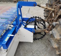 Semoir de riz professionnel, 10 à 12 rangées, haute qualité, avec tracteur