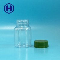 Mini pot en plastique PET de 130 ml, anti-fuite, sans BPA, avec couvercle à vis, qualité alimentaire, pour bonbons, snacks, sucre, échantillons promotionnels, vente en gros