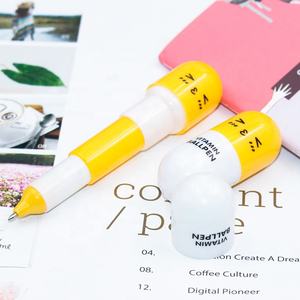 الجدة الترويجي oem مصغرة لطيف فيتامين حبوب منع الحمل قلم حبر جاف بيل - Product Image 2