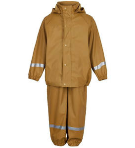 Ensemble imperméable pour enfants garçons et filles, vêtements imperméables en polyuréthane, veste <span class=keywords><strong>de</strong></span> <span class=keywords><strong>pluie</strong></span> et pantalon à bretelles en PU recyclé, combinaison <span class=keywords><strong>de</strong></span> <span class=keywords><strong>pluie</strong></span> unisexe pour bébé - Product Image 5