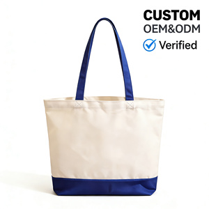 Bolsa de Mano Reutilizable de Lona Ecológica, Bolsas Promocionales Personalizadas OEM, Reciclables de Alta Calidad - Product Image 1