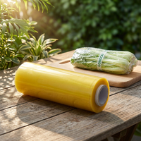Film alimentaire transparent en PVC jetable, emballage alimentaire, film plastique pour la cuisine, prix de gros d'usine