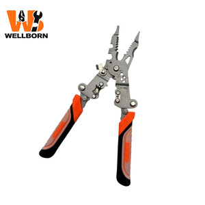 <span class=keywords><strong>Pince</strong></span> à dénuder les fils pliable - <span class=keywords><strong>Pince</strong></span> à dénuder multifonction pliable, dénudeur de fils de poche portable avec fonction de sertissage et de coupe - Product Image 1