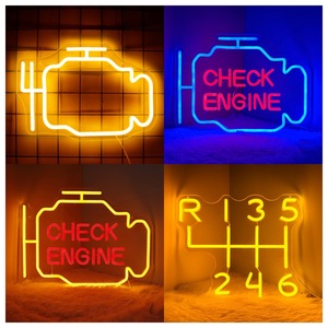 Letras luminosas LED de neón, muy vendidas en el extranjero, para decoración creativa de fiestas de cumpleaños, interiores y exteriores, en 3D - Product Image 5