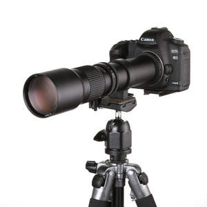 Lente Teleobjetivo de Enfoque Fijo de Alta Potencia de 500 mm F/8 para Observación de Aves y Deportes, Lentes de Cámara de Enfoque Manual para Cámaras DSLR - Product Image 2