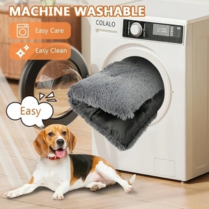 Машинная стирка, плюшевый зимний теплый коврик для домашних животных, кровать для собак, удобная кошачья кровать для домашних животных - Product Image 5