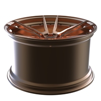 Rines de Aleación de Aluminio Forjado de 2 Piezas, Personalizados, Color Bronce Cepillado, de 18 a 23 Pulgadas, para Autos Universales