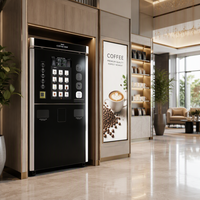 Distributeur automatique de café MB1 Premium entièrement automatique, lait frais, température constante, nettoyage automatique pour hôtel, complexe hôtelier, hall d'entrée