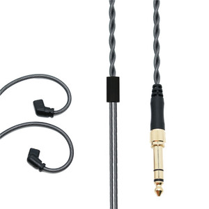 Cable de repuesto para auriculares QDC, Cable de Audio de cobre plateado de 1,2 m para Dmagic Solo Chameleon V3 Tiger - Product Image 5