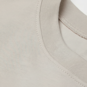 ที่กำหนดเอง210กรัมวางไหล่รอบคอผู้ชายเสื้อผ้าเสื้อยืดผ้าฝ้าย100% โลโก้ผ้าฝ้ายที่ว่างเปล่ากว้างตัดผ้าฝ้ายเสื้อยืด - Product Image 1