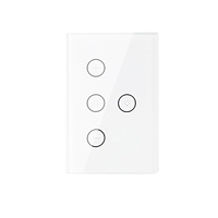 Serrure de porte numérique électronique intelligente avec écran tactile en verre trempé Gorilla Glass