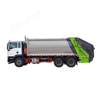 Vente Flash : Camion benne arrière diesel 6x4 robuste pour la collecte des déchets municipaux et les services d'assainissement urbain