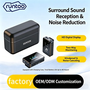 SX62 <b>wireless</b> lavalier <b>microphone</b>, ultra lightweight, noise cancelling, battery life of up to 48 hours, - Product Image 1