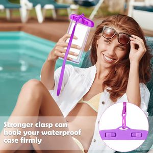 Waterproof Phone Pouch Case Floating PVC Waterproof Cell Phone Malote Universal PVC Clear Waterproof <span class=keywords><strong>Bag</strong></span> para Smartphone - Product Image 3