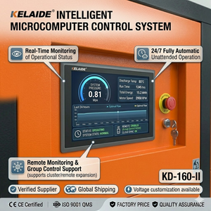 Kelaide KD-160-II 16 <b>Bar</b> Industrial Screw Air Compressor Double Stage PM VFD Stationary Oil-Free Air <b>Cooled</b> 380V - Product Image 6