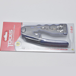 YTH Professional Cat7 <strong>RJ45</strong> Crimping Tool High Carbon Steel Pass Through <strong>Crimp</strong> Pliers with Foldable Handle for Ethernet <strong>Cable</strong> - Product Image 6