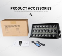 Lumière stroboscopique et faisceau LED RGBW professionnelle 300W avec contrôle DMX512, éclairage de scène pour discothèque, DJ, mariage, équipement d'éclairage de fête