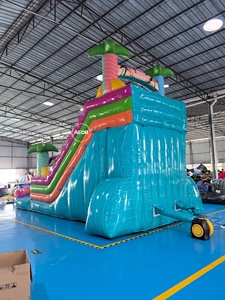 Toboggan aquatique gonflable commercial géant en PVC de haute qualité <span class=keywords><strong>avec</strong></span> <span class=keywords><strong>piscine</strong></span> pour adultes, idéal pour les fêtes en extérieur - Product Image 6