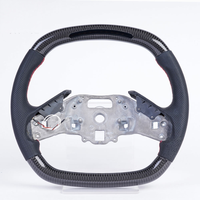 Volant de direction en fibre de carbone véritable à LED fabriqué en usine pour Chevrolet Corvette C8 Cabriolet 16-19 Volant de direction sport