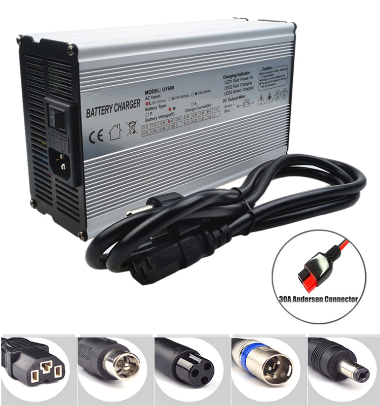 Lithium Ion Battery Charger 12.6V 29.4V 42V 54.6V 67.2V 84V 2A 3A 5A 6A 10A 20A Charger for Li-ion Battery 24V 36V 48V 60V 72V