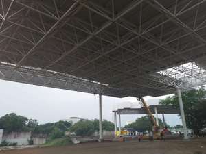 Estructura Metálica Prefabricada de Acero Ligero para Construcción de Techos de Centros Comerciales, Fábricas y Almacenes, con Servicio de Corte y Doblado - Product Image 5
