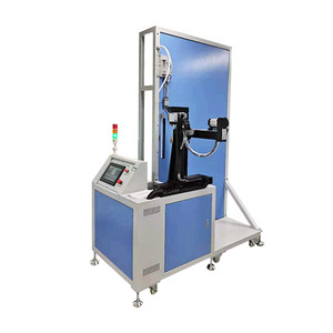 เครื่องทดสอบความทนทานของล็อคแบบ 2 สถานี เครื่องทดสอบอายุการใช้งานล็อคอัจฉริยะ เครื่องทดสอบความทนทานของแกนล็อคประตูอิเล็กทรอนิกส์ - Product Image 1