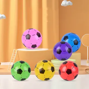 Tùy Chỉnh Nhựa <span class=keywords><strong>PVC</strong></span> Bóng Đá Đồ Chơi Quả Bóng Cho Trẻ Em Inflatable <span class=keywords><strong>Bouncy</strong></span> Cao Su Bóng Đá Cho Bé Trai Và Bé Gái Bolas De Juguete - Product Image 3